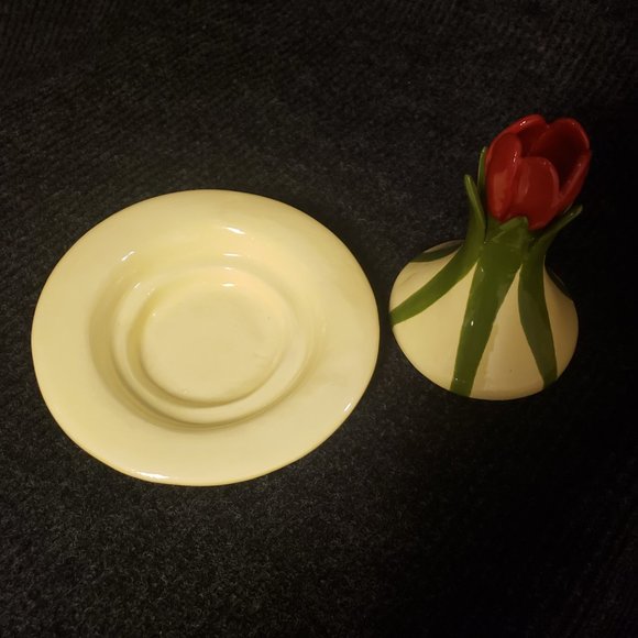 NWT- Budding Flower Little Tagine ( cooking pot)- Handmade by Giesla Pferdekampe - Picture 3 of 3